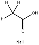 乙酸钠盐-D3 结构式