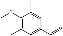3,5-二甲基-4-甲氧基苯甲醛 结构式