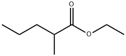 2-甲基戊酸乙酯, 39255-32-8, 结构式