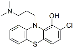 2-Chloro-10-[3-(dimethylamino)propyl]-10H-phenothiazin-1-ol Struktur
