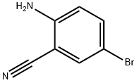 2-氨基-5-溴苯甲腈 结构式