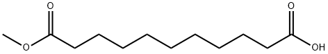 十一烷二酸单甲酯 结构式