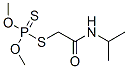 Dithiophosphoric acid O,O-dimethyl S-[(N-isopropylcarbamoyl)methyl] ester Structure