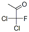 1,1-ジクロロ-1-フルオロ-2-プロパノン 化学構造式