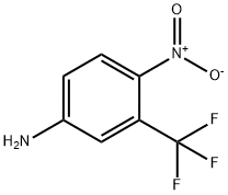 5-アミノ-2-ニトロベンゾトリフルオリド 化学構造式