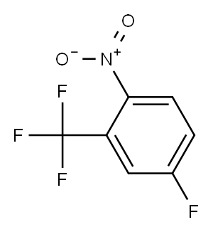 5-FLUORO-2-NITROBENZOTRIFLUORIDE 结构式