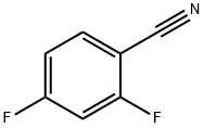 2,4-二氟苯腈, 3939-09-1, 结构式