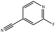 4-シアノ-2-フルオロピリジン 化学構造式