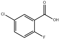 5-Chloro-2-fluorobenzoic acid Struktur