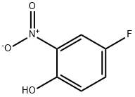 4-フルオロ-2-ニトロフェノール 化学構造式