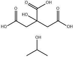 柠檬酸异丙酯, 39413-05-3, 结构式