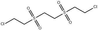 1,2-Bis[(2-chloroethyl)sulfonyl]ethane Structure