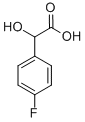 4-フルオロ-α-ヒドロキシベンゼン酢酸 化学構造式