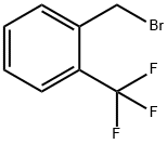 1-ブロモメチル-2-(トリフルオロメチル)ベンゼン 化学構造式