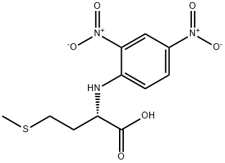 (2S)-2-(2,4-Dinitrophenylamino)-4-(methylthio)butyric acid 结构式