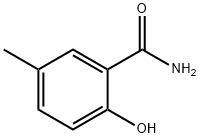 2-ヒドロキシ-5-メチルベンズアミド 化学構造式