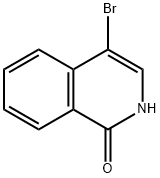 1-羟基-4-溴异喹啉 结构式