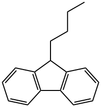 9-N-丁基芴 结构式