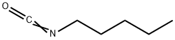 イソシアン酸ペンチル 化学構造式