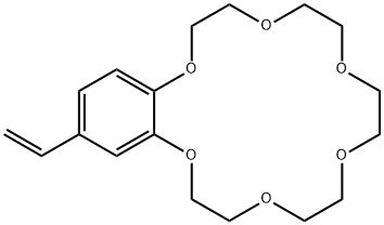4-乙烯基苯并-18-冠醚-6, 39557-71-6, 结构式