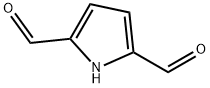 1H-吡咯-2,5-二甲醛, 39604-60-9, 结构式