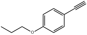 (4-丙氧基苯基)乙炔, 39604-97-2, 结构式
