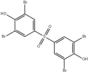 4,4'-Sulphonylbis(2,6-dibromophenol) Struktur