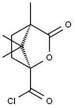 (-)-カンファン酸クロリド 化学構造式