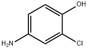 2-氯-4-氨基苯酚, 3964-52-1, 结构式