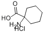 1-アミノ-1-シクロヘキサンカルボン酸塩酸塩 化学構造式