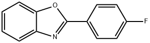 2-(4-フルオロフェニル)ベンゾオキサゾール 化学構造式