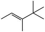 trans-3,4,4-トリメチル-2-ペンテン 化学構造式