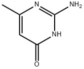 2-Amino-6-methyl-4-pyrimidinol Struktur
