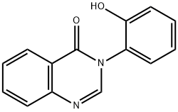 3-(o-ヒドロキシフェニル)キナゾリン-4(3H)-オン 化学構造式