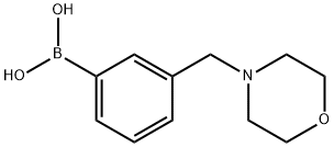 3-吗啉甲基苯硼酸 结构式