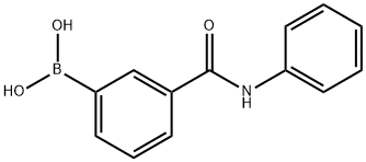 3-苯氨羰基苯硼酸 结构式