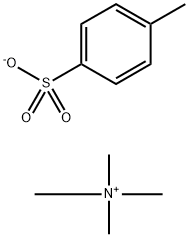 テトラメチルアンモニウム p-トルエンスルホナート 化学構造式