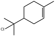 1-メチル-4-(1-クロロ-1-メチルエチル)-1-シクロヘキセン 化学構造式