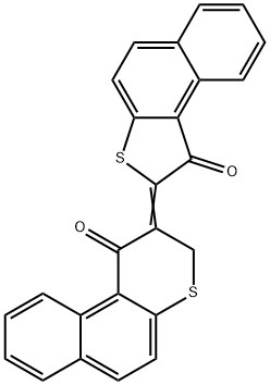 Δ2,2'(1H,1'H)-ビナフト[2,1-b]チオフェン-1,1'-ジオン 化学構造式