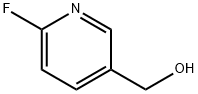 (6-フルオロピリジン-3-イル)メタノール 化学構造式
