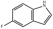 5-Fluoroindole Structure