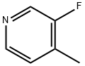 3-フルオロ-4-メチルピリジン 化学構造式