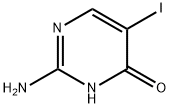 2-氨基-5-碘嘧啶-4(1H)-酮, 3993-79-1, 结构式