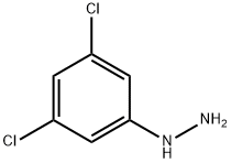 3,5-ジクロロフェニルヒドラジン 化学構造式