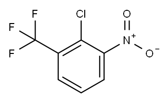 2-クロロ-1-ニトロ-3-(トリフルオロメチル)ベンゼン 化学構造式