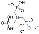 dipotassium tetrahydrogen [nitrilotris(methylene)]trisphosphonate 结构式