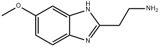 [2-(5-甲氧基-1H-苯并咪唑-2-基)乙基]胺二盐酸盐, 3998-58-1, 结构式