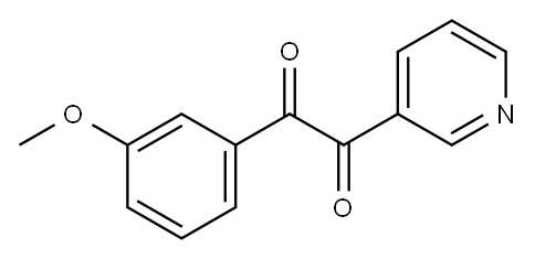 1-(3-METHOXYPHENYL)-2-(PYRIDIN-3-YL)ETHANE-1,2-DIONE Struktur