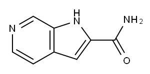 1H-Pyrrolo[2,3-c]pyridine-2-carboxamide(9CI) Struktur