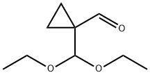 1-(DIETHOXYMETHYL)CYCLOPROPANECARBALDEHYDE 结构式